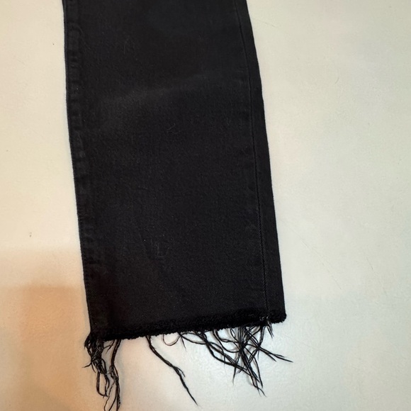 Levi’s Wedgie High-Waisted Black Straight Leg Jeans – Size 27 - Picture 10 of 17